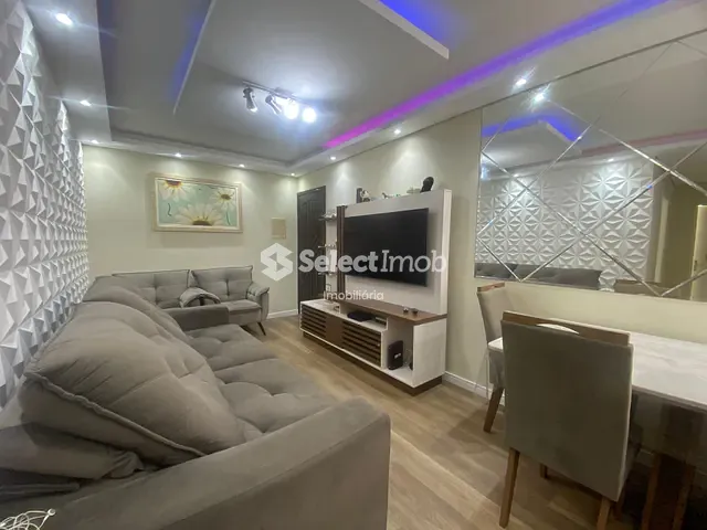 Apartamento com 56m² 2 quartos e 1 banheiro, à venda, no bairro Parque São Vicente em Mauá