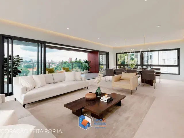 Apartamento com 280m² 3 quartos e 4 banheiros, à venda, no bairro Higienópolis em São Paulo