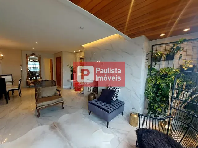 Apartamento com 200m² 2 quartos e 4 banheiros, à venda, no bairro Brooklin Paulista em São Paulo