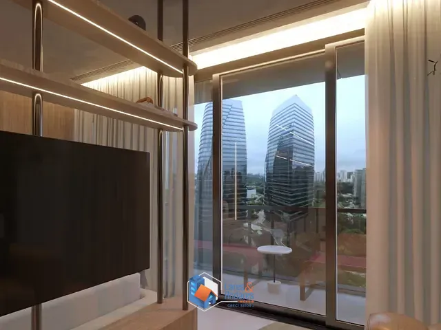 Apartamento com 53m² 1 quarto e 1 banheiro, à venda, no bairro Vila Olímpia em São Paulo
