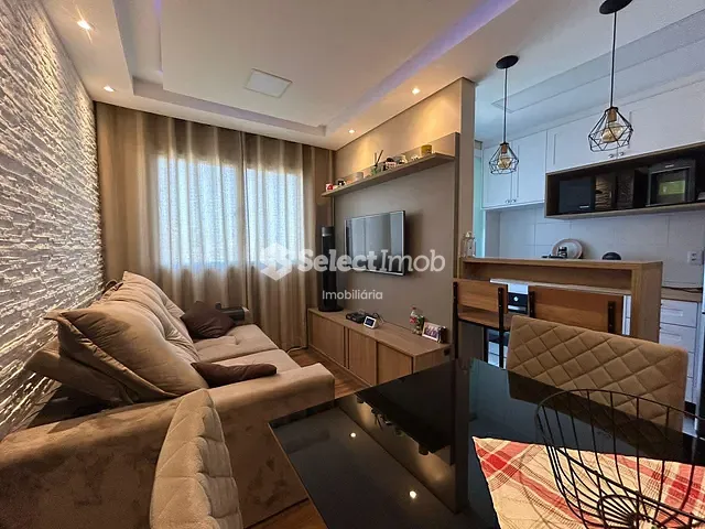 Apartamento com 42m² 2 quartos e 1 banheiro, à venda, no bairro Parque São Vicente em Mauá