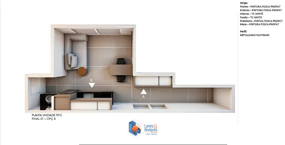 Apartamento, 1 quarto, 41 m² - Foto 7