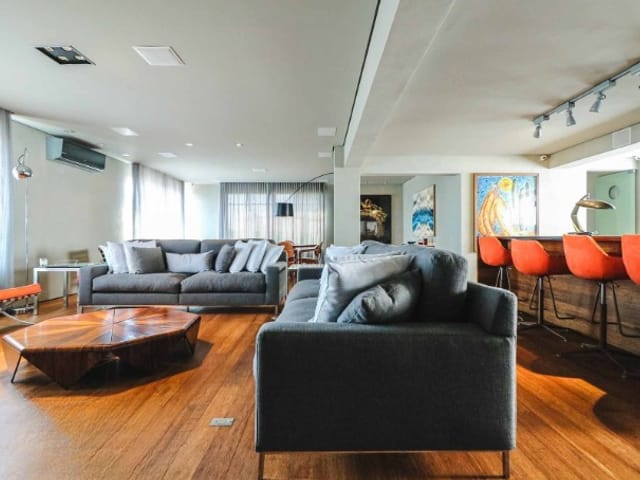 Apartamento com 240m² 2 quartos e 3 banheiros, para alugar, no bairro Cerqueira César em São Paulo