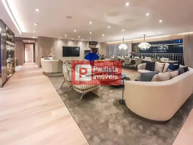 Apartamento com 450m² 4 quartos e 5 banheiros, à venda, no bairro Moema/Indianópolis em São Paulo