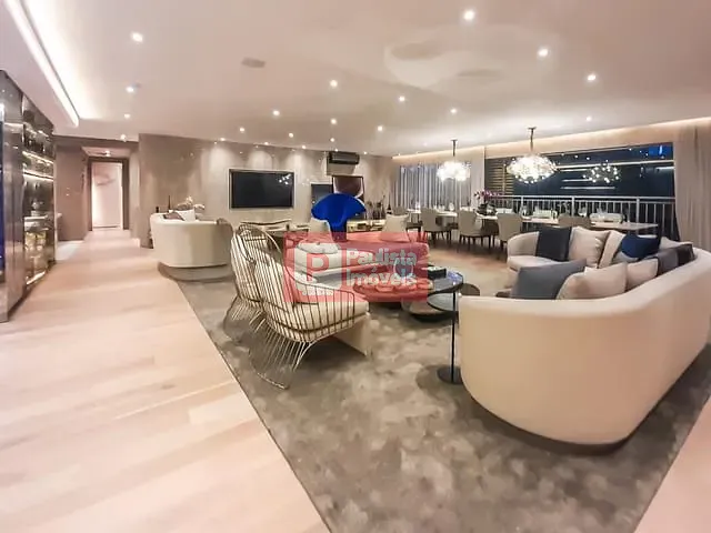 Apartamento com 450m² 4 quartos e 5 banheiros, à venda, no bairro Moema/Indianópolis em São Paulo
