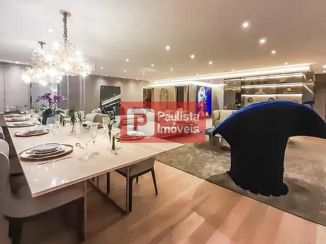Apartamento com 450m² 4 quartos e 5 banheiros, à venda, no bairro Moema/Indianópolis em São Paulo