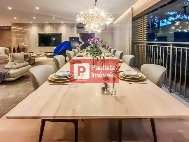 Apartamento com 450m² 4 quartos e 5 banheiros, à venda, no bairro Moema/Indianópolis em São Paulo