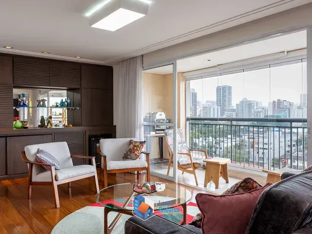 Apartamento com 131m² 3 quartos e 5 banheiros, à venda, no bairro Campo Belo em São Paulo