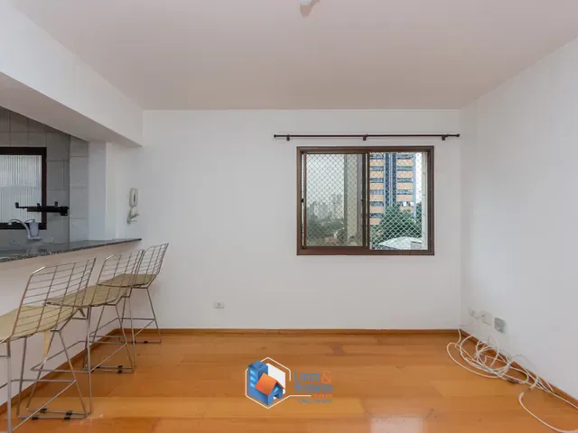Apartamento com 40m² 1 quarto e 2 banheiros, à venda, no bairro Brooklin Paulista em São Paulo