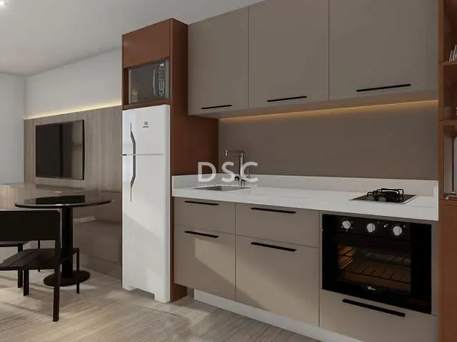 Apartamento com 49m², à venda, no bairro Cristo Rei em Curitiba