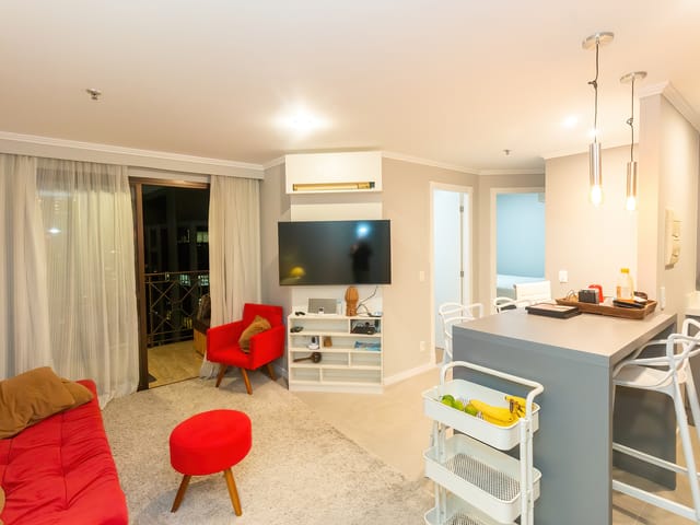 Foto do Apartamento - Refúgio Sofisticado com Varanda Privativa – 54m² - Conforto com 2 Dormitórios | Paulista Imóveis