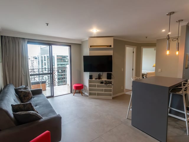 Foto do Apartamento - Refúgio Sofisticado com Varanda Privativa – 54m² - Conforto com 2 Dormitórios | Paulista Imóveis