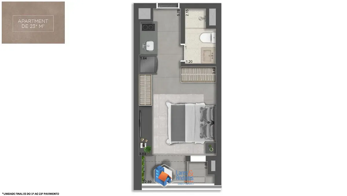 Apartamento, 1 quarto, 24 m² - Foto 28