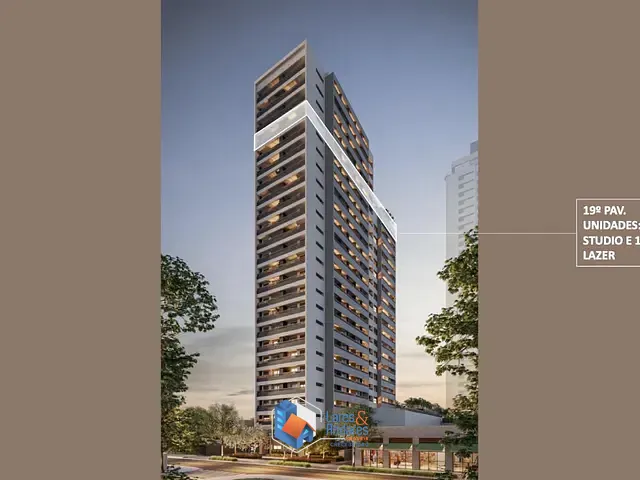 Apartamento com 7400m² 1 quarto e 1 banheiro, à venda, no bairro Cidade Monções em São Paulo