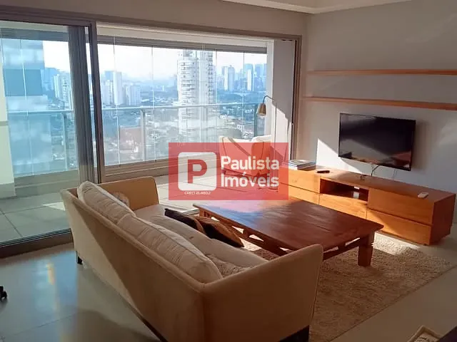 Apartamento com 85m² 2 quartos e 3 banheiros, para alugar, no bairro Brooklin Paulista em São Paulo
