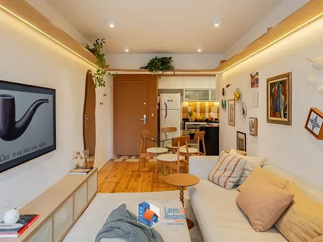 Apartamento com 60m² 1 quarto e 2 banheiros, à venda, no bairro Brooklin Novo em São Paulo
