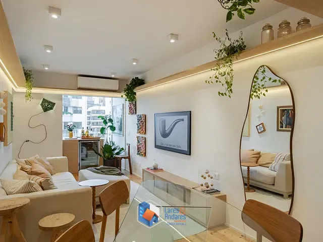 Apartamento com 60m² 1 quarto e 2 banheiros, à venda, no bairro Brooklin Novo em São Paulo