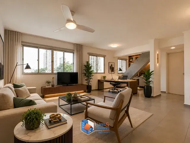 Apartamento com 101m² 1 quarto e 1 banheiro, à venda, no bairro Vila Indiana em São Paulo