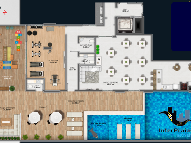 Apartamento à venda, no bairro Balneário Pereque em Porto Belo