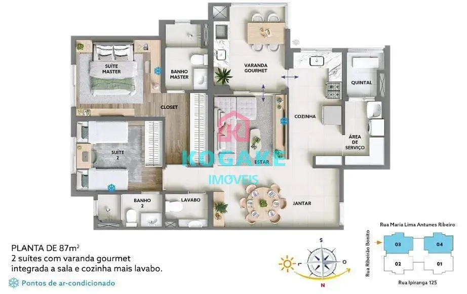 Apartamento, 2 quartos, 85 m² - Foto 23