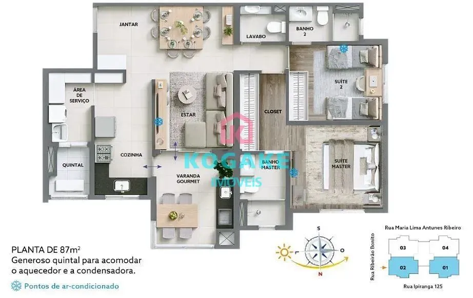 Apartamento, 2 quartos, 85 m² - Foto 22