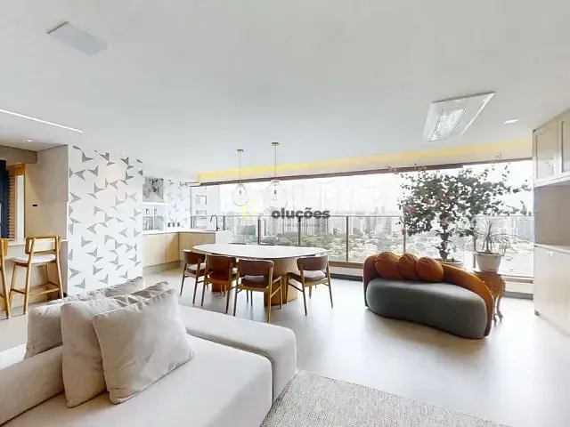 Apartamento 3 quartos e 5 banheiros, à venda, no bairro Brooklin Novo em São Paulo