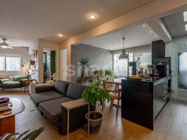 Apartamento com 68m² 1 quarto e 2 banheiros, à venda, no bairro Pinheiros em São Paulo