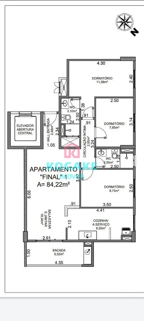 Apartamento, 3 quartos, 84 m² - Foto 16