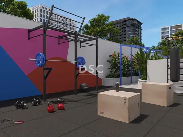 Apartamento com 23m², à venda, no bairro Centro em Curitiba