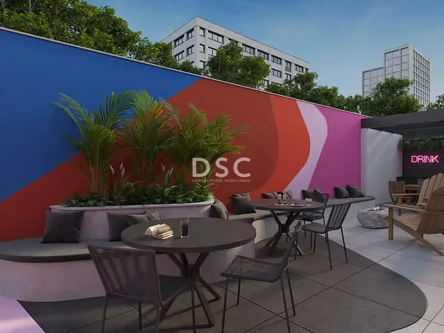 Apartamento com 23m², à venda, no bairro Centro em Curitiba