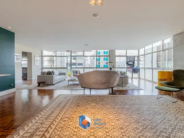 Apartamento com 270m² 3 quartos e 4 banheiros, à venda, no bairro Higienópolis em São Paulo