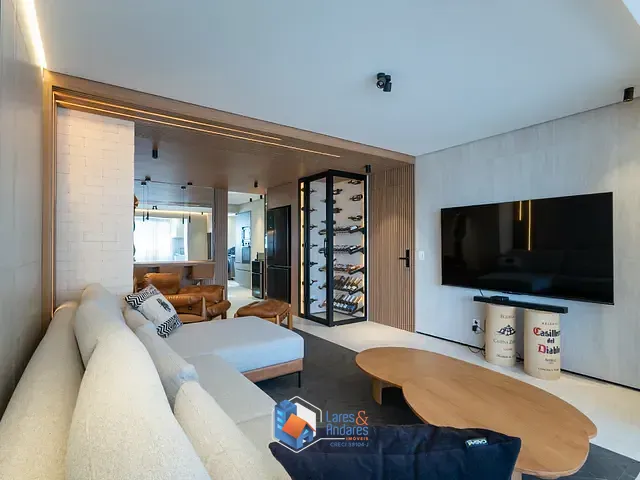 Apartamento com 130m² 2 quartos e 3 banheiros, à venda, no bairro Pinheiros em São Paulo
