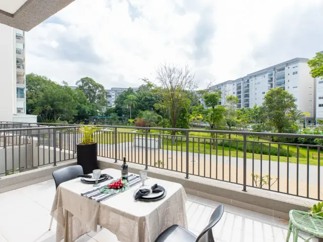 Foto do Apartamento - Apartamento Garden Mobiliado, à venda, 2 quartos, 1 suíte 2 vagas no Raiz São Paulo Parque Resort | Santo Amaro-SP | Paulista Imóveis