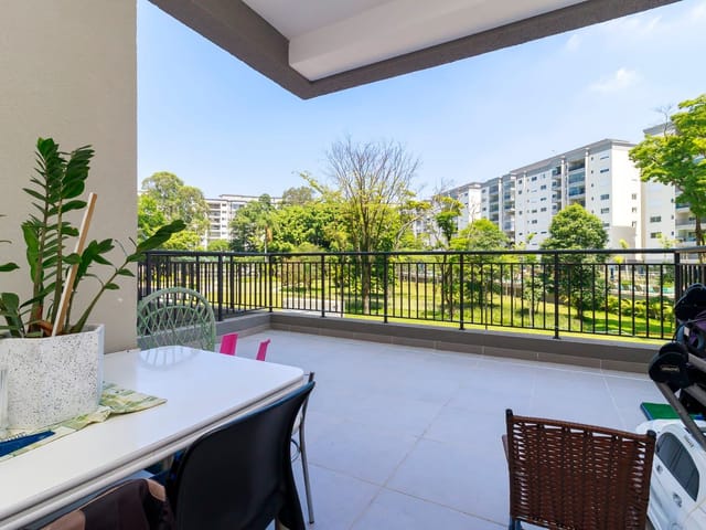 Foto do Apartamento - Apartamento Garden Mobiliado, à venda, 2 quartos, 1 suíte 2 vagas no Raiz São Paulo Parque Resort | Santo Amaro-SP | Paulista Imóveis