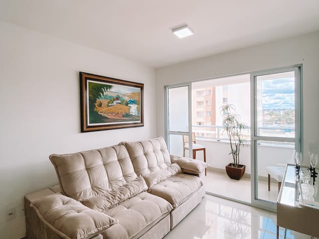 Foto do Apartamento - Apartamento 03 quartos com armários planejados, suíte e varanda, lazer com piscina e 01 vaga, Bairro Planalto, Belo Horizonte | Deltalar Imóveis