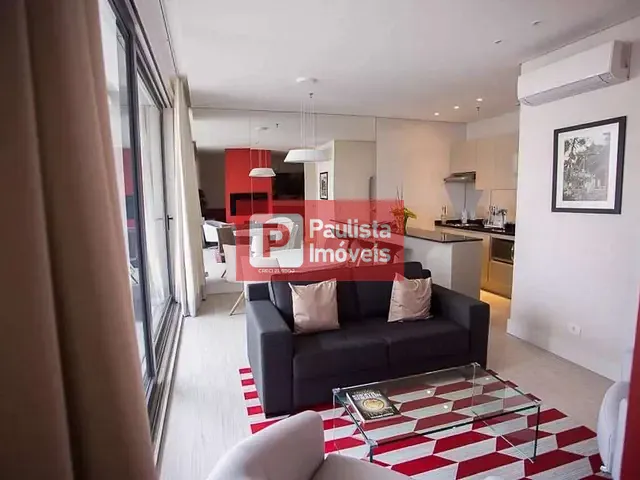 Apartamento com 66m² 1 quarto e 2 banheiros, para alugar, no bairro Vila Olímpia em São Paulo
