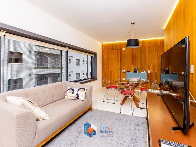 Apartamento com 52m² 1 quarto e 1 banheiro, à venda, no bairro Jardim Paulista em São Paulo