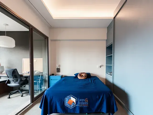 Apartamento com 35m² 1 quarto e 1 banheiro, à venda, no bairro Indianópolis em São Paulo