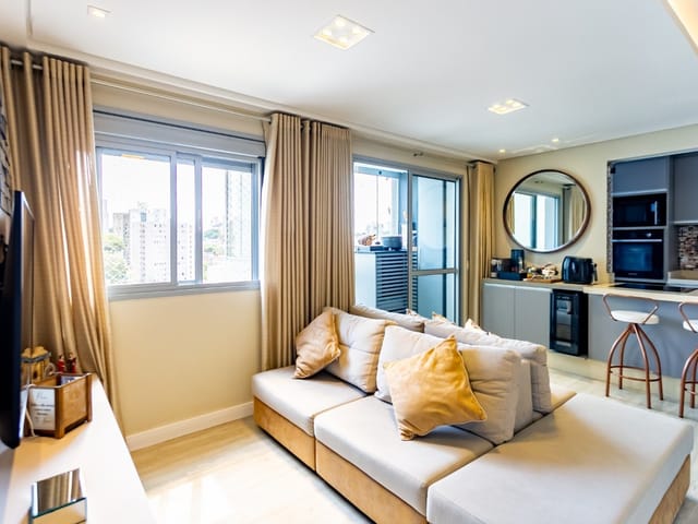 Foto do Apartamento - Apartamento à venda, São 2 quartos, 1 suíte, com ar condicionado em todos os cômodos, lazer completo Vila Santa Catarina, São Paulo, SP | Paulista Imóveis