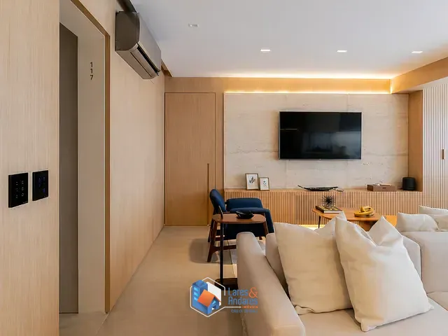 Apartamento com 101m² 2 quartos e 3 banheiros, à venda, no bairro Brooklin em São Paulo