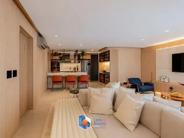 Apartamento com 101m² 2 quartos e 3 banheiros, à venda, no bairro Brooklin em São Paulo