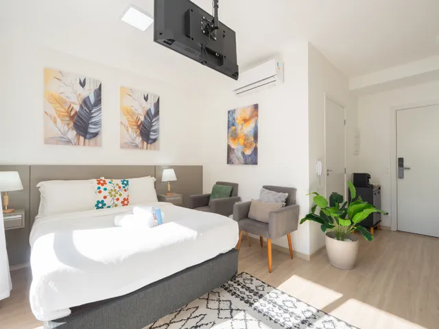 Foto do Apartamento - Apartamento para venda em Brooklin com 1 quarto, 29m² | Lares e Andares Imóveis