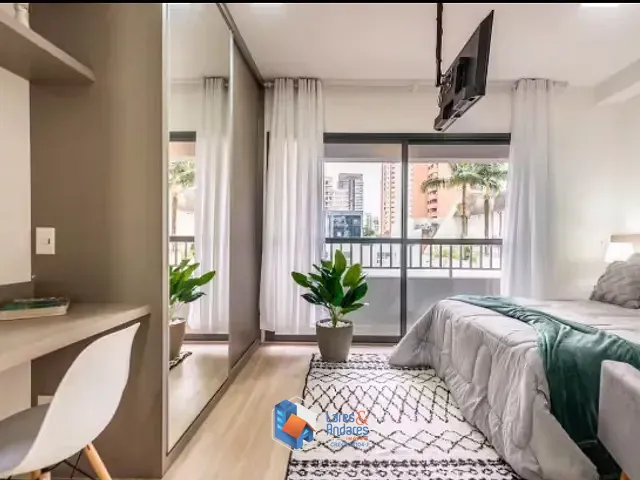 Apartamento com 29m² 1 quarto e 1 banheiro, à venda, no bairro Brooklin em São Paulo