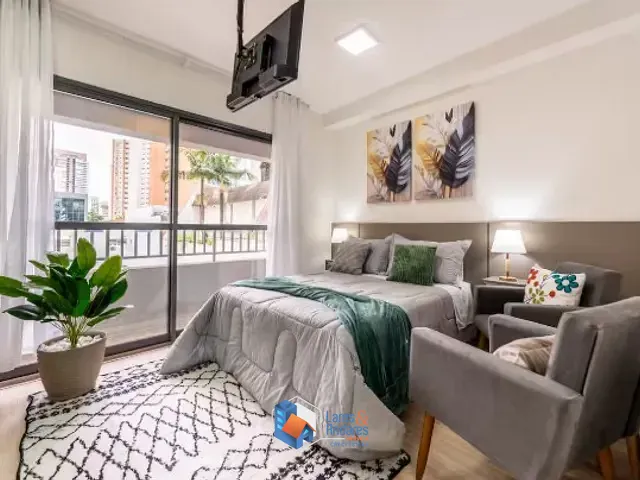 Apartamento com 29m² 1 quarto e 1 banheiro, à venda, no bairro Brooklin em São Paulo