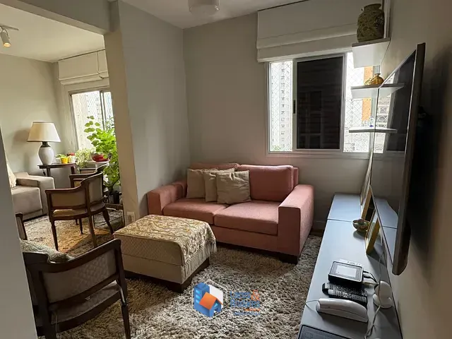 Apartamento com 81m² 2 quartos e 2 banheiros, à venda, no bairro Brooklin Paulista em São Paulo