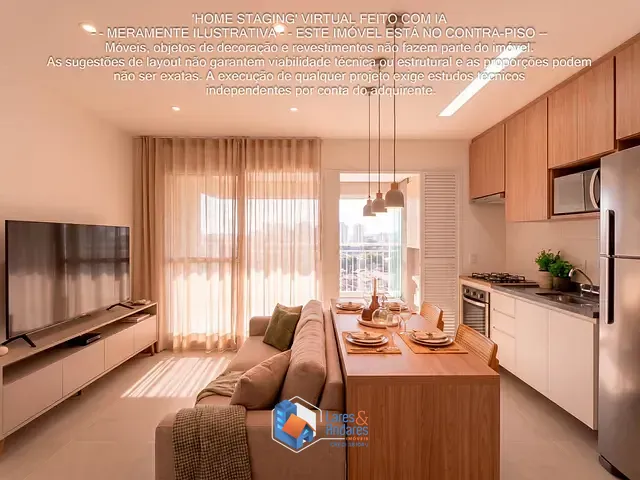 Apartamento com 60m² 2 quartos e 2 banheiros, à venda, no bairro Alto da Boa Vista em São Paulo