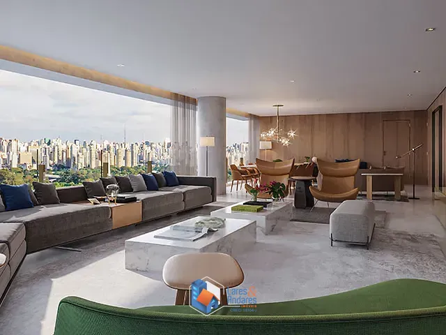 Apartamento com 2495m² 4 quartos e 6 banheiros, à venda, no bairro Ibirapuera em São Paulo