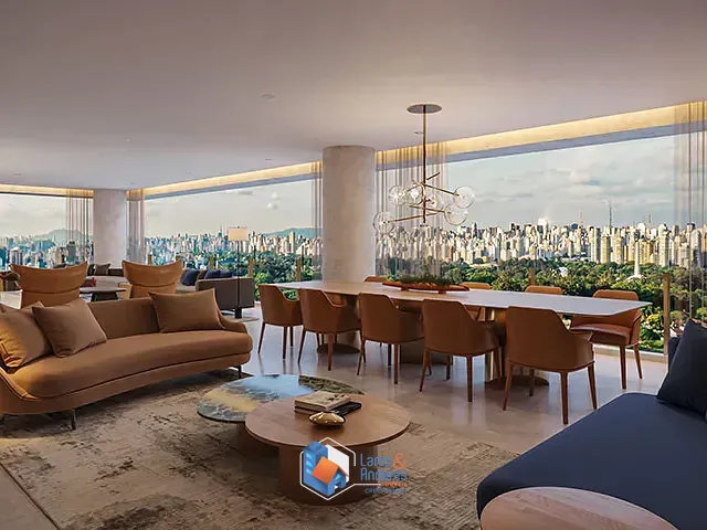 Apartamento com 2495m² 4 quartos e 6 banheiros, à venda, no bairro Ibirapuera em São Paulo