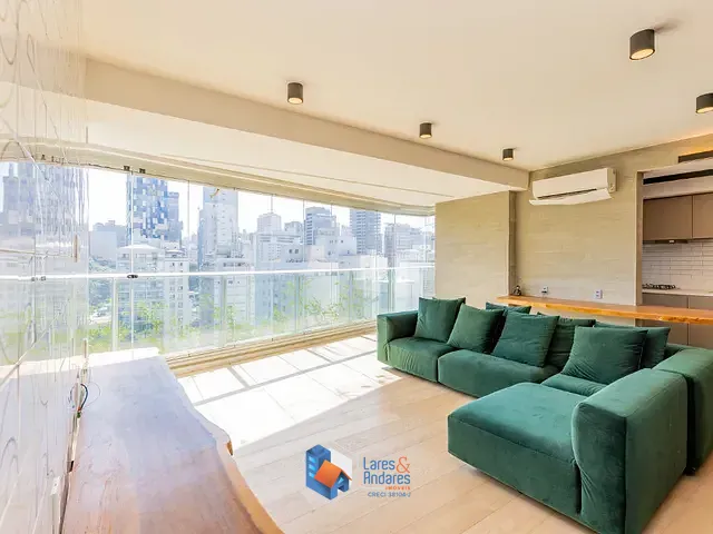 Apartamento com 97m² 1 quarto e 2 banheiros, à venda, no bairro Jardins em São Paulo