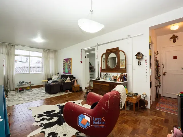 Apartamento com 107m² 2 quartos e 3 banheiros, à venda, no bairro Vila Paulista em São Paulo